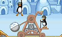 Game "Crazy Penguin Catapult"