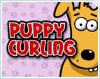 Game "Puppy Curling"