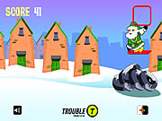 Game "Santa Snowboarding"