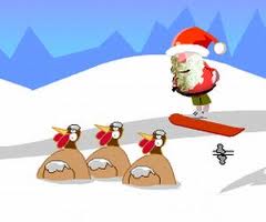 Game "Santa Snowboards"