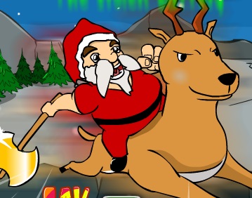 Game "Mr Santa - the stolen battrey"