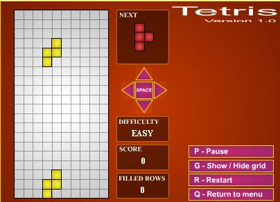 Game "Tetris 1"
