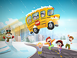 Game "Winter School Bus Parking"