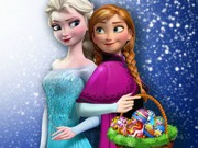Game "Elsa and Anna Eggs Painting"