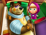 Game "Masha and the Bear Injured"