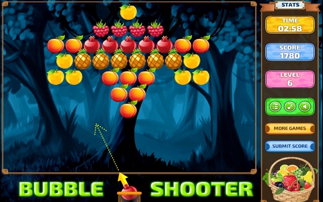 Game "Bubble Shoot Fruits"