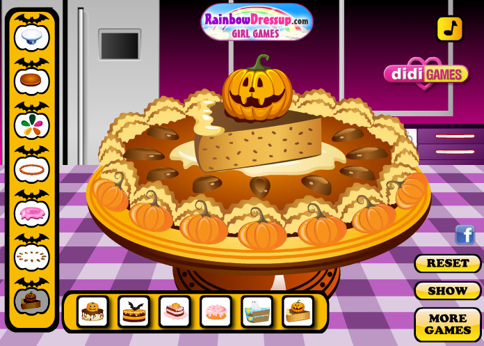 Game "Halloween Pumpkin Pie"